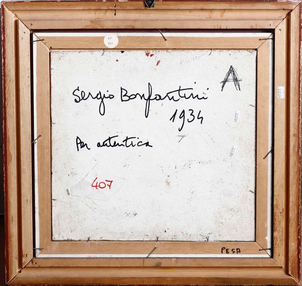 ,Sergio Bonfantini : Sergio Bonfantini (1910-1989) Veduta  - Asta Dipinti del XIX e XX secolo | Cambi Time - Associazione Nazionale - Case d'Asta italiane