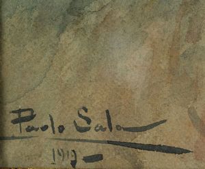 ,Paolo Sala : Paolo Sala (1859-1924)  - Asta Dipinti del XIX e XX secolo | Cambi Time - Associazione Nazionale - Case d'Asta italiane