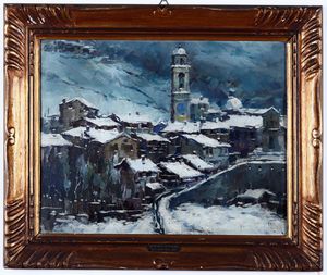 ,Vittorio Nattino - Torriglia sotto la neve