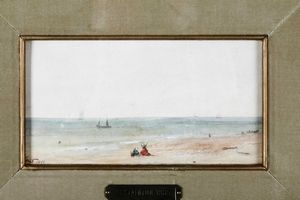 ,George Stainton - George Stainton (attivo 1860-1890) Spiaggia