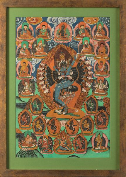 Quattro Thangka su seta raffiguranti divinit, Tibet, XIX secolo  - Asta Fine Chinese Works of Art - Associazione Nazionale - Case d'Asta italiane