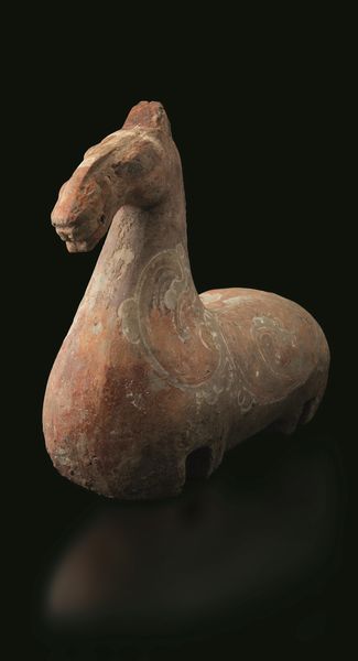Figura di cavallo in terracotta con tracce di policromia, Cina, Dinastia Tang (618-906)  - Asta Fine Chinese Works of Art - Associazione Nazionale - Case d'Asta italiane