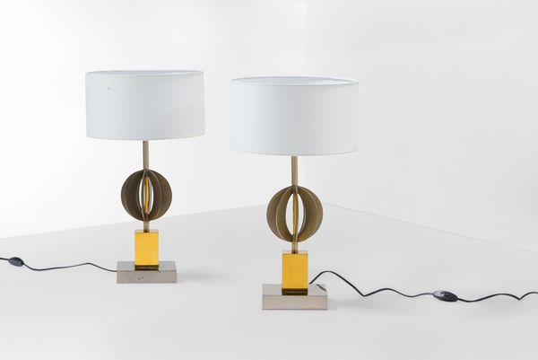 Coppia di lampade da tavolo  - Asta Design Lab - Associazione Nazionale - Case d'Asta italiane