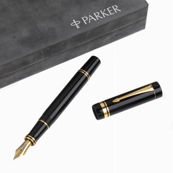 PARKER : PARKER DUOFOLD CENTENNIAL PENNA STILOGRAFICA  - Asta Asta a tempo | Gioielli - Associazione Nazionale - Case d'Asta italiane