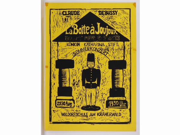 Collezione di locandine e affiche di concerti  - Asta Curiosit siciliane e strumenti musicali da Casa D'Agata - Associazione Nazionale - Case d'Asta italiane