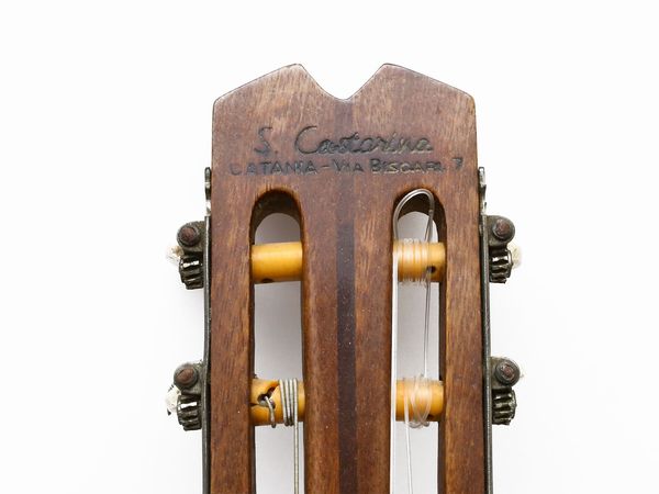 Chitarra catanese  - Asta Curiosit siciliane e strumenti musicali da Casa D'Agata - Associazione Nazionale - Case d'Asta italiane