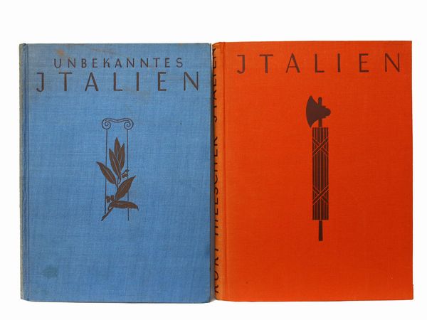 ,Kurt Hielscher : Jtalien Landschaft und Baukunst - Unbekanntes Italien  - Asta La Sicilia nelle Collezioni di Casa d'Agata a Taormina: la Biblioteca - Associazione Nazionale - Case d'Asta italiane