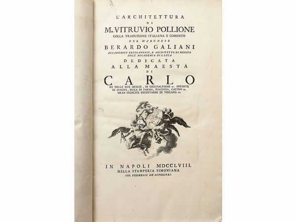 ,Pollio Vitruvius : L'Architettura di M. Vitruvio Pollione ...  - Asta La Sicilia nelle Collezioni di Casa d'Agata a Taormina: la Biblioteca - Associazione Nazionale - Case d'Asta italiane