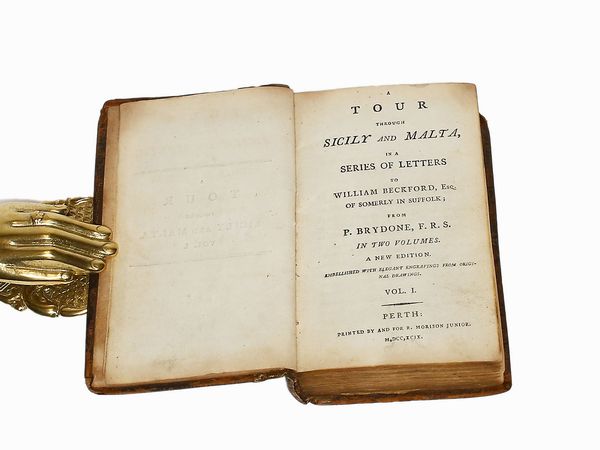 ,Patrick Brydone : A tour through Sicily and Malta ...  - Asta La Sicilia nelle Collezioni di Casa d'Agata a Taormina: la Biblioteca - Associazione Nazionale - Case d'Asta italiane