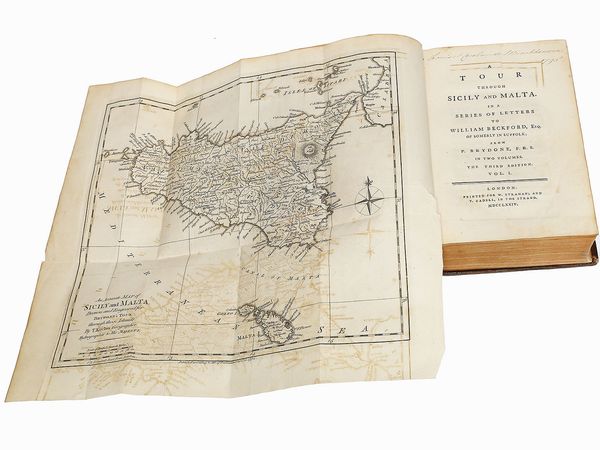 ,Patrick Brydone : A tour through Sicily and Malta ...  - Asta La Sicilia nelle Collezioni di Casa d'Agata a Taormina: la Biblioteca - Associazione Nazionale - Case d'Asta italiane