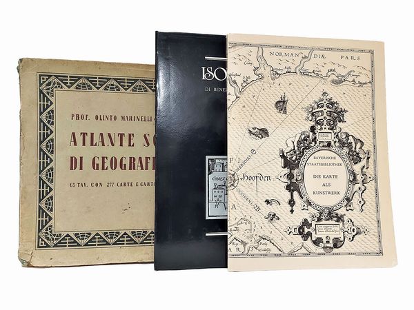 Lotto di libri di cartografia, atlanti  - Asta La Sicilia nelle Collezioni di Casa d'Agata a Taormina: la Biblioteca - Associazione Nazionale - Case d'Asta italiane