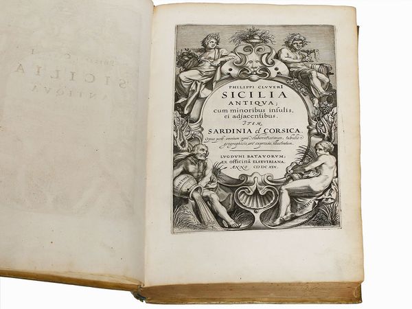 ,Philipp Clüver : Sicilia antiqua; cum minoribus insulis, ei adjacentibus. ...  - Asta La Sicilia nelle Collezioni di Casa d'Agata a Taormina: la Biblioteca - Associazione Nazionale - Case d'Asta italiane