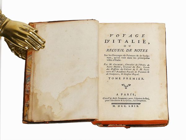 ,Charles Nicola Cochin : Voyage d'Italie ...  - Asta La Sicilia nelle Collezioni di Casa d'Agata a Taormina: la Biblioteca - Associazione Nazionale - Case d'Asta italiane