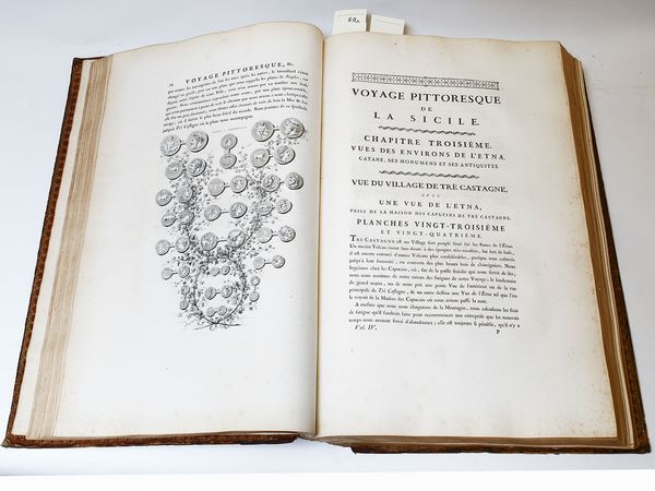 ,Jean Claude Richard de Saint-Non : Voyage pittoresque ou description des royaumes de Naples et de Sicile  - Asta La Sicilia nelle Collezioni di Casa d'Agata a Taormina: la Biblioteca - Associazione Nazionale - Case d'Asta italiane