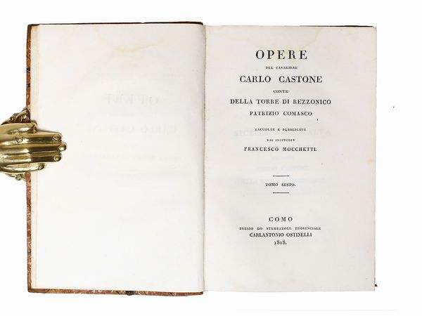 ,Carlo Gastone della Torre di Rezzonico : Viaggio della Sicilia e di Malta negli anni 1793 e 1794  - Asta La Sicilia nelle Collezioni di Casa d'Agata a Taormina: la Biblioteca - Associazione Nazionale - Case d'Asta italiane