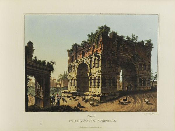 ,Matthew Dubourg : Views of The Remains of Ancient Buildings in Rome, and its vicinity ...  - Asta La Sicilia nelle Collezioni di Casa d'Agata a Taormina: la Biblioteca - Associazione Nazionale - Case d'Asta italiane