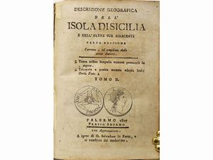 ,Mariano Scasso Borrello : Descrizione geografica dell'Isola di Sicilia e dell'altre sue adiacenti  - Asta La Sicilia nelle Collezioni di Casa d'Agata a Taormina: la Biblioteca - Associazione Nazionale - Case d'Asta italiane