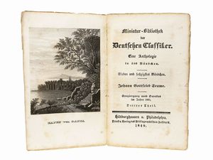 ,Johann Gottfried Seume : Spaziergang nach Syrakus im Jahre 1802  - Asta La Sicilia nelle Collezioni di Casa d'Agata a Taormina: la Biblioteca - Associazione Nazionale - Case d'Asta italiane