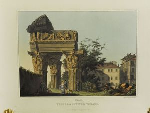 ,Matthew Dubourg : Views of The Remains of Ancient Buildings in Rome, and its vicinity ...  - Asta La Sicilia nelle Collezioni di Casa d'Agata a Taormina: la Biblioteca - Associazione Nazionale - Case d'Asta italiane