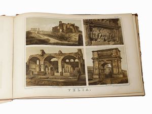 ,Matthew Dubourg : Views of The Remains of Ancient Buildings in Rome, and its vicinity ...  - Asta La Sicilia nelle Collezioni di Casa d'Agata a Taormina: la Biblioteca - Associazione Nazionale - Case d'Asta italiane