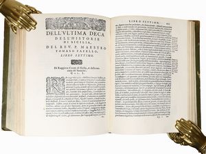 ,Tommaso Fazello : Le due deche dell'Historia di Sicilia ...  - Asta La Sicilia nelle Collezioni di Casa d'Agata a Taormina: la Biblioteca - Associazione Nazionale - Case d'Asta italiane