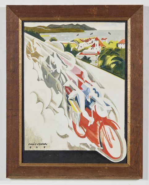 VENNA LUCIO (1897 - 1974) : Motocicletta in movimento.  - Asta Asta 352 Arte Moderna e Contemporanea - Associazione Nazionale - Case d'Asta italiane