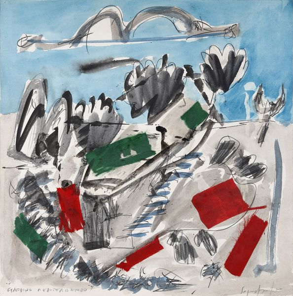 DANGELO SERGIO (n. 1932) : Giardino mediterraneo.  - Asta Asta 352 Arte Moderna e Contemporanea - Associazione Nazionale - Case d'Asta italiane