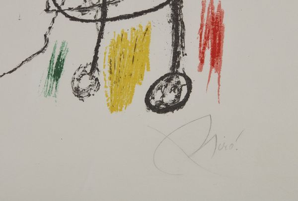 MIRO' JOAN (1893 - 1983) : Sobreteixims I Escultures.  - Asta Asta 352 Arte Moderna e Contemporanea - Associazione Nazionale - Case d'Asta italiane