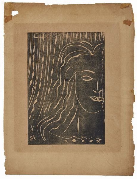 MATISSE HENRI (1869 - 1954) : Jeune femme au visage coup.  - Asta Asta 352 Arte Moderna e Contemporanea - Associazione Nazionale - Case d'Asta italiane