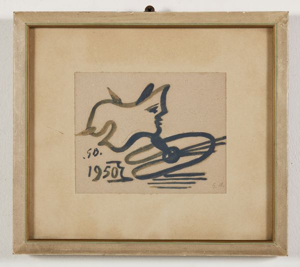 BRAQUE GEORGES (1882 - 1963) : Augurio 1950.  - Asta Asta 352 Arte Moderna e Contemporanea - Associazione Nazionale - Case d'Asta italiane