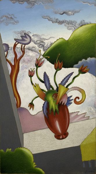 ALINARI LUCA (n. 1943) : Vaso con fiori.  - Asta Asta 352 Arte Moderna e Contemporanea - Associazione Nazionale - Case d'Asta italiane