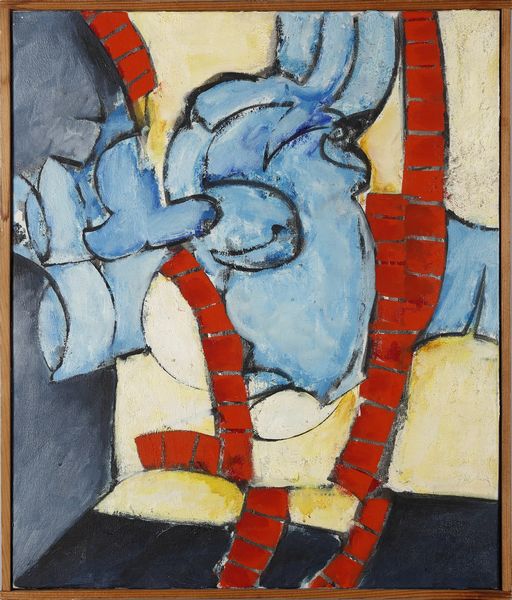 SCHMIDT ALLAN  (1923 - 1989) : Objet bleu avec des bandes rouges.  - Asta Asta 352 Arte Moderna e Contemporanea - Associazione Nazionale - Case d'Asta italiane