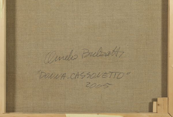 BULZATTI AURELIO (n. 1954) : Donna cassonetto.  - Asta Asta 352 Arte Moderna e Contemporanea - Associazione Nazionale - Case d'Asta italiane