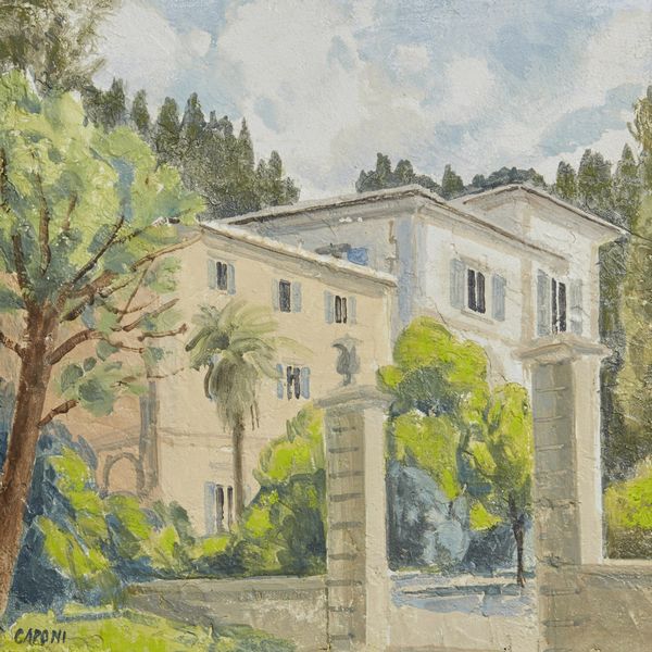 CAPONI PAOLO (n. 1957) : Villa fiorentina.  - Asta Asta 352 Arte Moderna e Contemporanea - Associazione Nazionale - Case d'Asta italiane