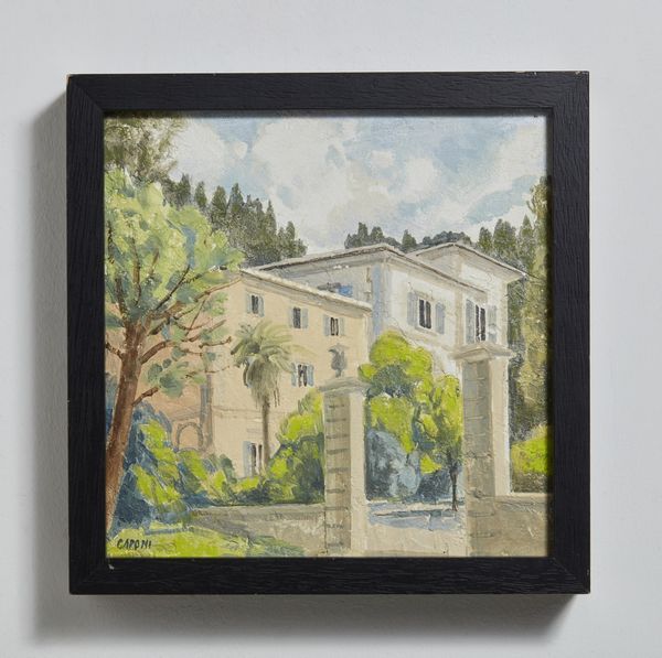 CAPONI PAOLO (n. 1957) : Villa fiorentina.  - Asta Asta 352 Arte Moderna e Contemporanea - Associazione Nazionale - Case d'Asta italiane