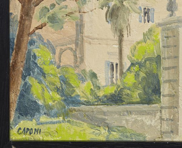 CAPONI PAOLO (n. 1957) : Villa fiorentina.  - Asta Asta 352 Arte Moderna e Contemporanea - Associazione Nazionale - Case d'Asta italiane