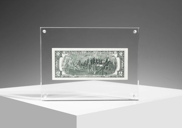 WARHOL ANDY (1928 - 1987) : (ATT.TO). Two dollars (Thomas Jefferson).  - Asta Asta 352 Arte Moderna e Contemporanea - Associazione Nazionale - Case d'Asta italiane