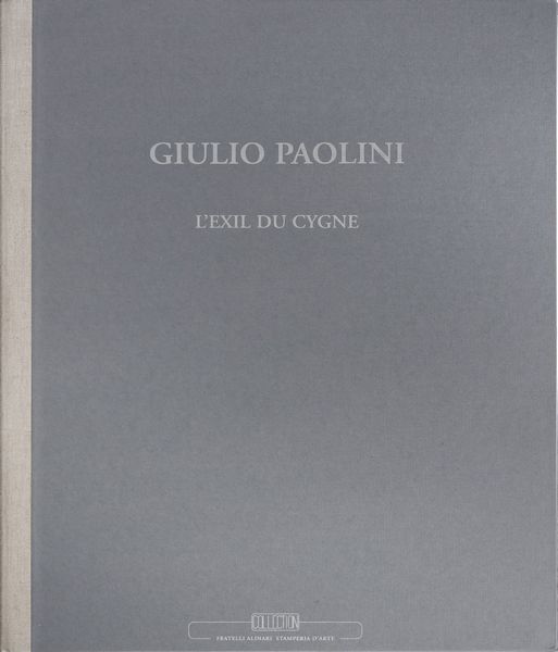 PAOLINI GIULIO (n. 1940) : L'exil du cygne.  - Asta Asta 352 Arte Moderna e Contemporanea - Associazione Nazionale - Case d'Asta italiane