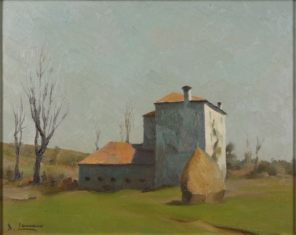 LANARO DINO (1908 - 1998) : La grande fattoria.  - Asta Asta 352 Arte Moderna e Contemporanea - Associazione Nazionale - Case d'Asta italiane