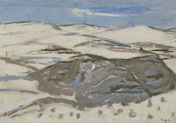 MENZIO FRANCESCO (1899 - 1979) : Paesaggio delle Langhe con neve.  - Asta Asta 352 Arte Moderna e Contemporanea - Associazione Nazionale - Case d'Asta italiane