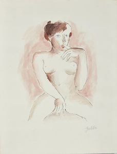 GENTILINI FRANCO (1909 - 1981) - Nudino per Aletheia.