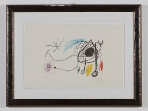 MIRO' JOAN (1893 - 1983) : Sobreteixims I Escultures.  - Asta Asta 352 Arte Moderna e Contemporanea - Associazione Nazionale - Case d'Asta italiane