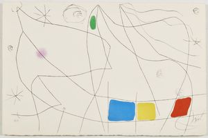 MIRO' JOAN (1893 - 1983) - Dalla suite L'Issue Drob.