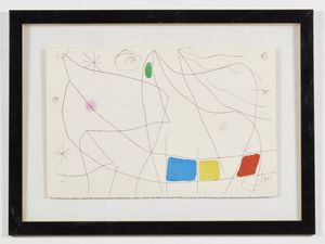 MIRO' JOAN (1893 - 1983) : Dalla suite L'Issue Drob.  - Asta Asta 352 Arte Moderna e Contemporanea - Associazione Nazionale - Case d'Asta italiane