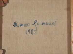 GERMANA' MIMMO (1944 - 1992) : Senza titolo.  - Asta Asta 352 Arte Moderna e Contemporanea - Associazione Nazionale - Case d'Asta italiane