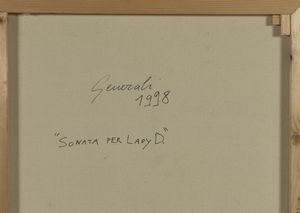 GENERALI ANGELO (n. 1964) : Sonata per Lady D.  - Asta Asta 352 Arte Moderna e Contemporanea - Associazione Nazionale - Case d'Asta italiane