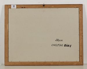 BOKE CHRISTINE (n. 1953) : Senza titolo.  - Asta Asta 352 Arte Moderna e Contemporanea - Associazione Nazionale - Case d'Asta italiane