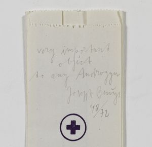 BEUYS JOSEPH (1921 - 1986) : Bag for Sanitary pads.  - Asta Asta 352 Arte Moderna e Contemporanea - Associazione Nazionale - Case d'Asta italiane