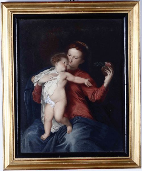 ,Antoon van Dyck : Madonna del melograno  - Asta Dipinti Antichi | Cambi Time - Associazione Nazionale - Case d'Asta italiane