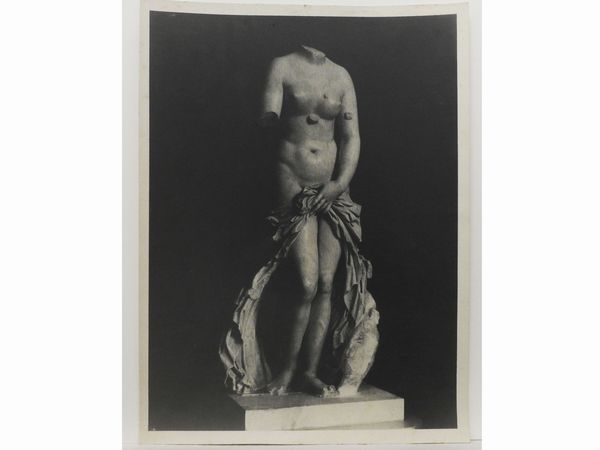 ,Gaetano D'Agata : Palermo Statua, 1920 circa  - Asta Immagini di Sicilia dallo Studio d'Agata ed altre collezioni - Associazione Nazionale - Case d'Asta italiane